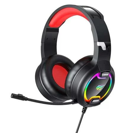 Casque gaming Havit GAMENOTE H2233D RGB noir/rouge